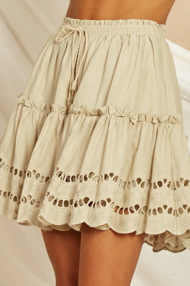 Alannah Skirt Stone