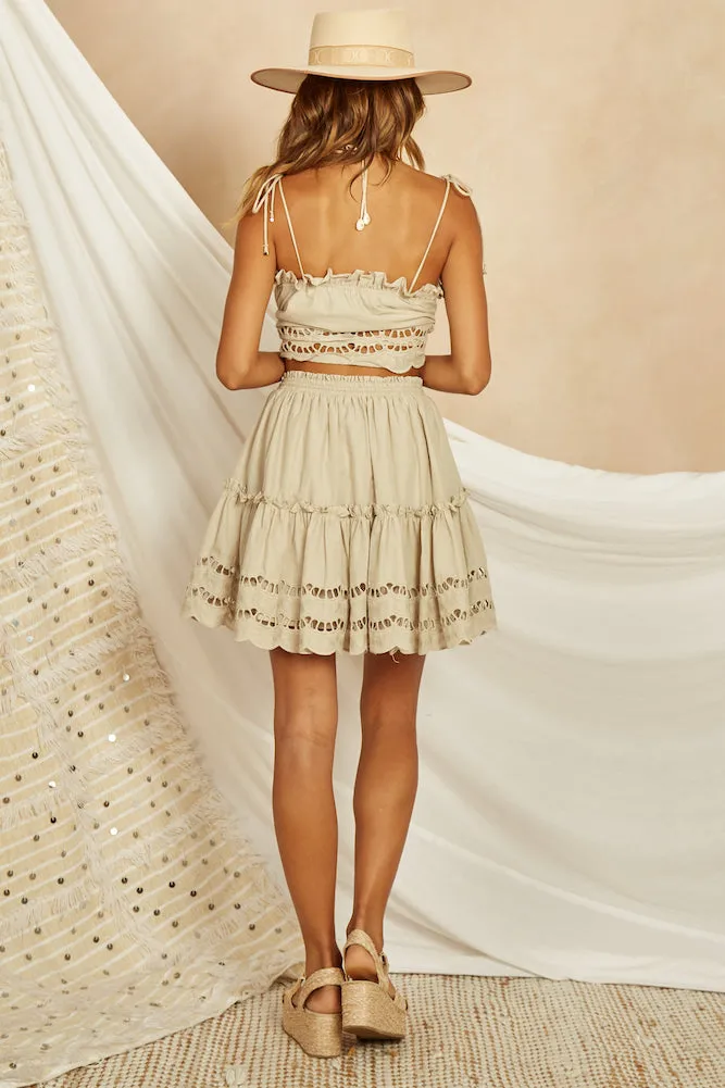 Alannah Skirt Stone