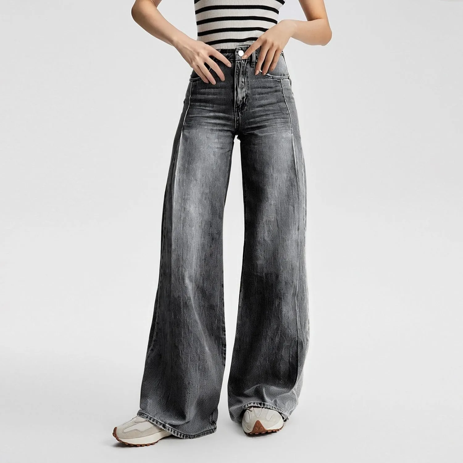 Baggy Jeans Women Long Wide Leg Dressy Casual Baggy Jeans Y2K Trendy Summer Women's Lounge Pants Pockets