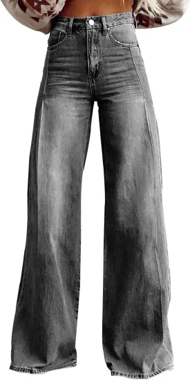 Baggy Jeans Women Long Wide Leg Dressy Casual Baggy Jeans Y2K Trendy Summer Women's Lounge Pants Pockets