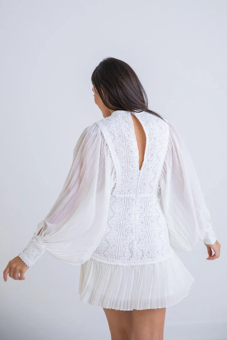 Chiffon Crochet Dress