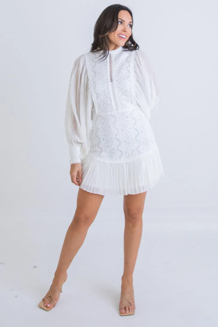 Chiffon Crochet Dress