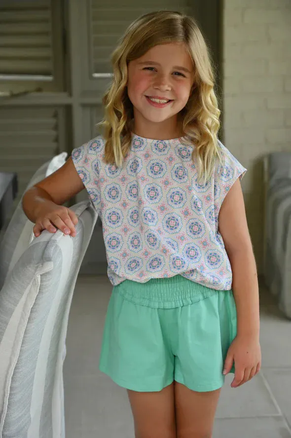Chloe Shorts Twill- Teal