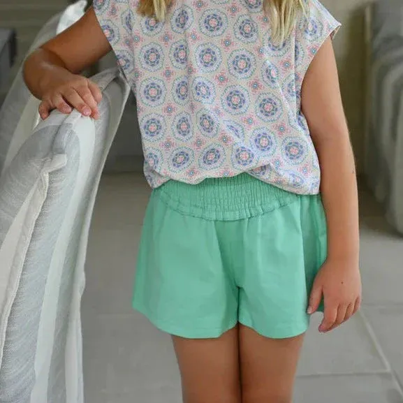 Chloe Shorts Twill- Teal