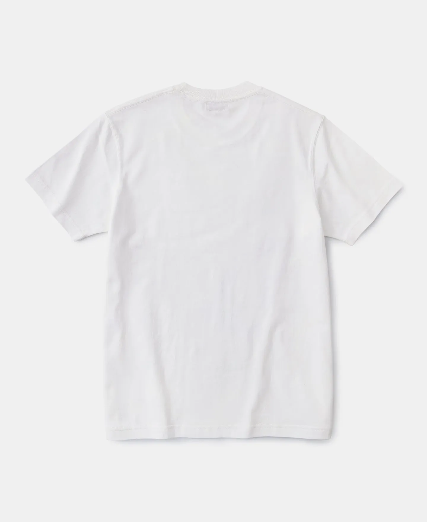 Classic Fit 7.4 oz Jersey Crewneck Tubular T-Shirt - White