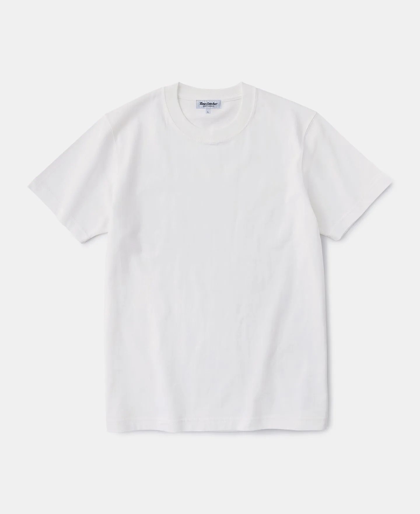 Classic Fit 7.4 oz Jersey Crewneck Tubular T-Shirt - White