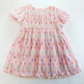 Doe a Dear Dot Chiffon Pleat Dress