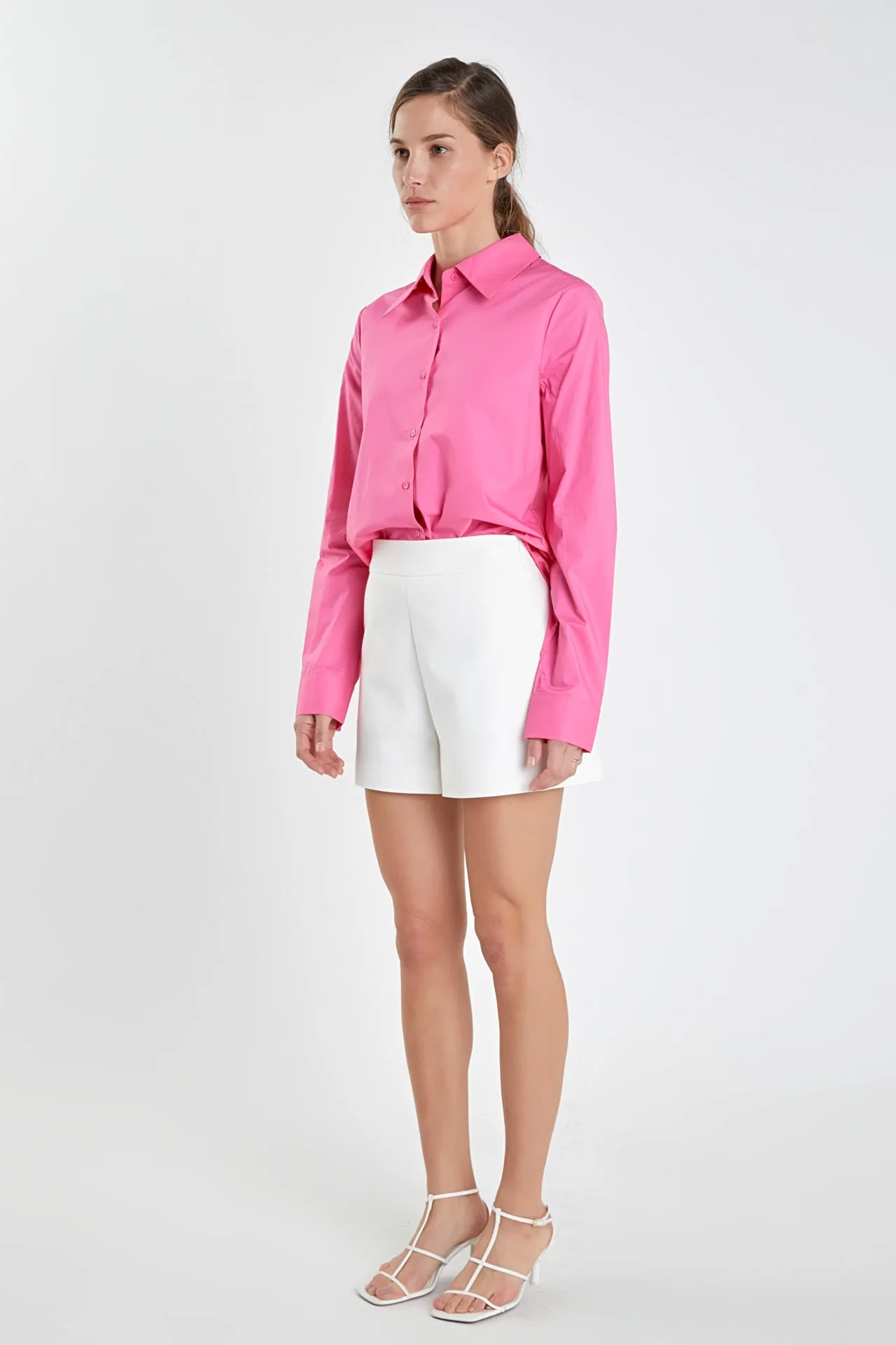 English Factory - High Waisted Mini Shorts