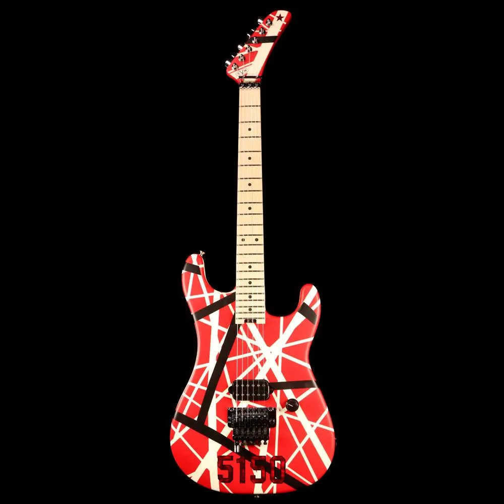 EVH Striped Series 5150 Striped Red Black and White 2017