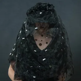 F10054-Funeral Dress Hat