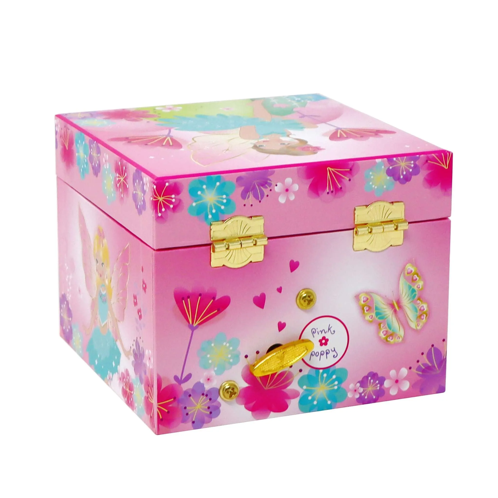 Fairy Butterfly Friends Small Musical Jewellery Box