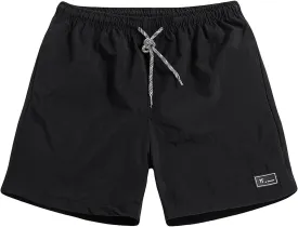 Finelylove Mens Shorts Summer Vacation Beach Shorts Relaxed Fit Drawstring Running Shorts Quick Dry Casual Resort Wear