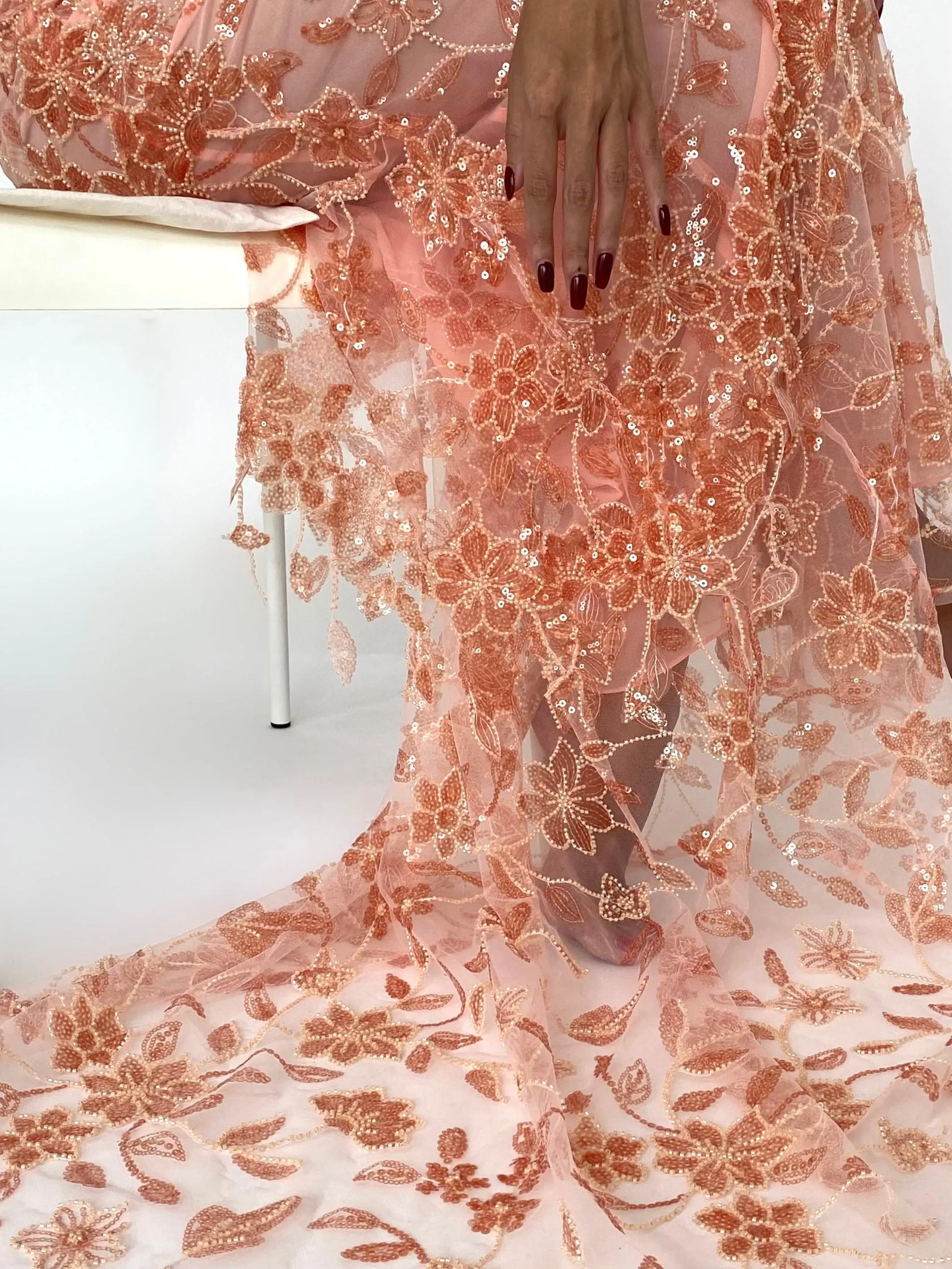 Flytonn- Delilah Maxi Dress in Pink (PRE-ORDER)