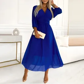 Frances | Light Silk Chiffon Dress