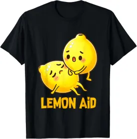 Funny Hilarious Dad Joke Lemon Aid Theme T-Shirt