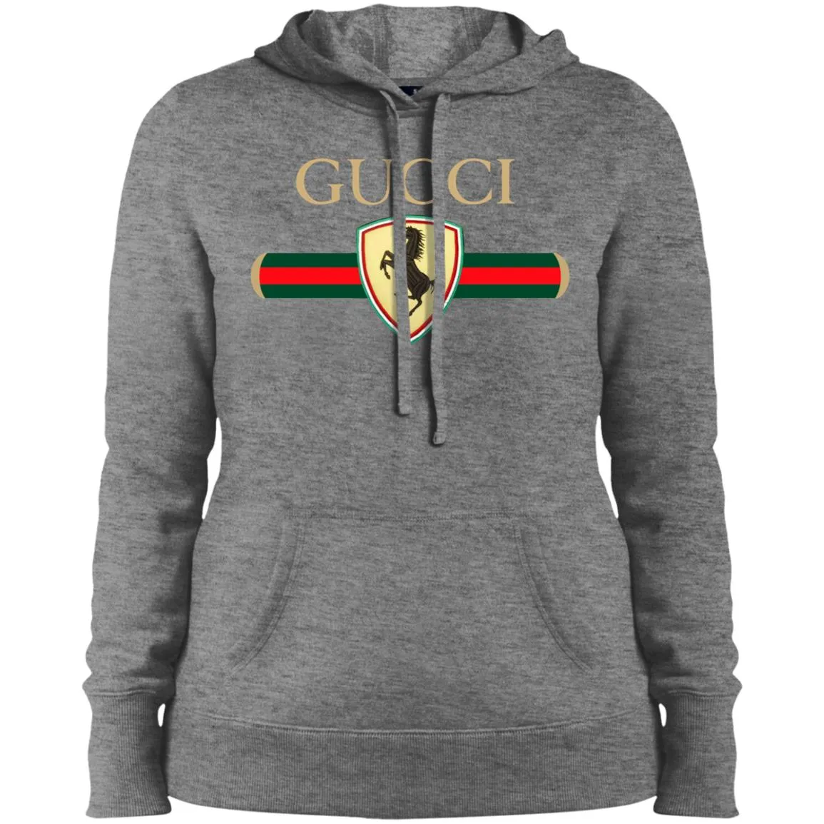 Gucci Ferrari T-shirt Women Hooded Sweatshirt