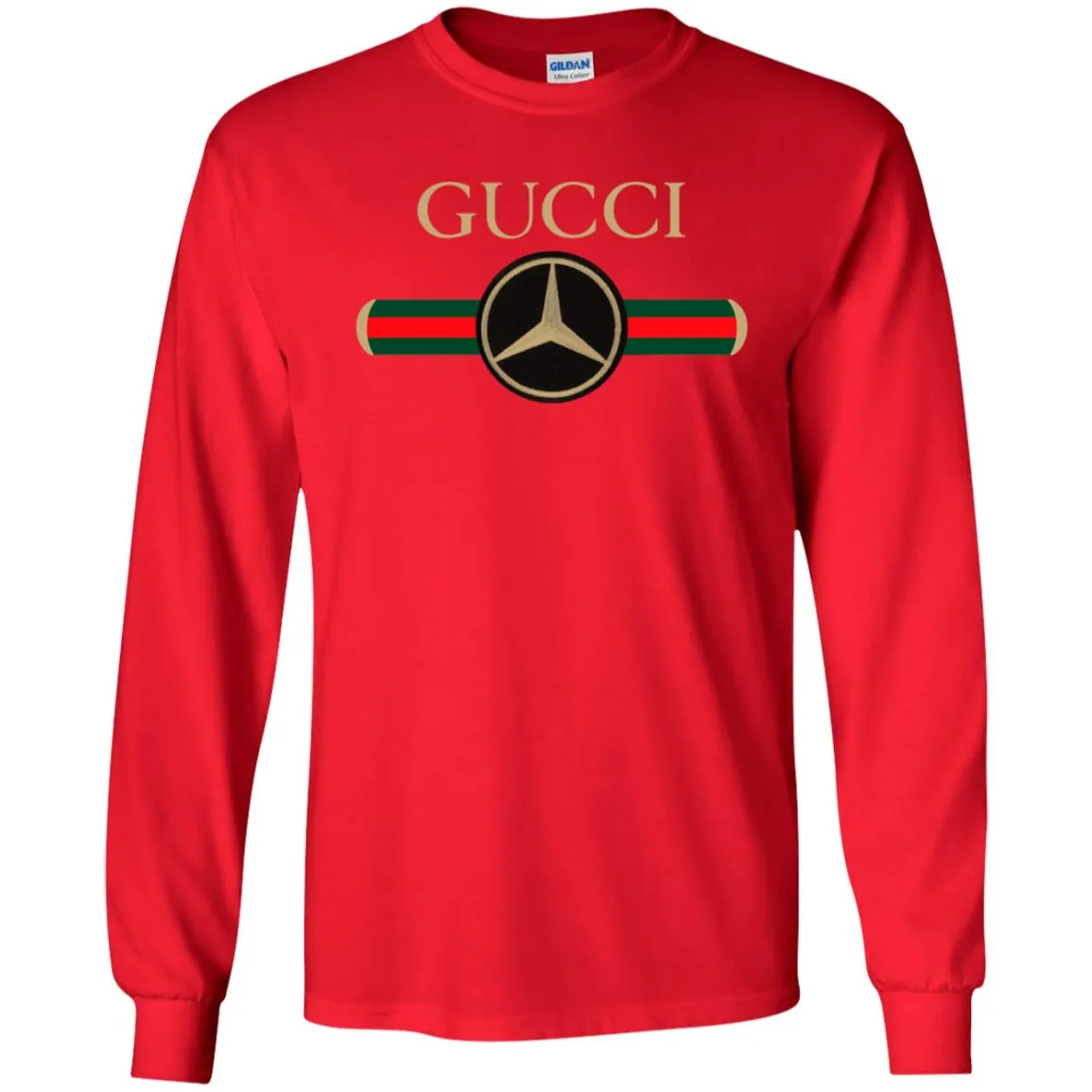 Gucci Mercedes T-shirt Men Long Sleeve Shirt