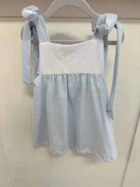 Hampton Light Blue Tie Top Dress