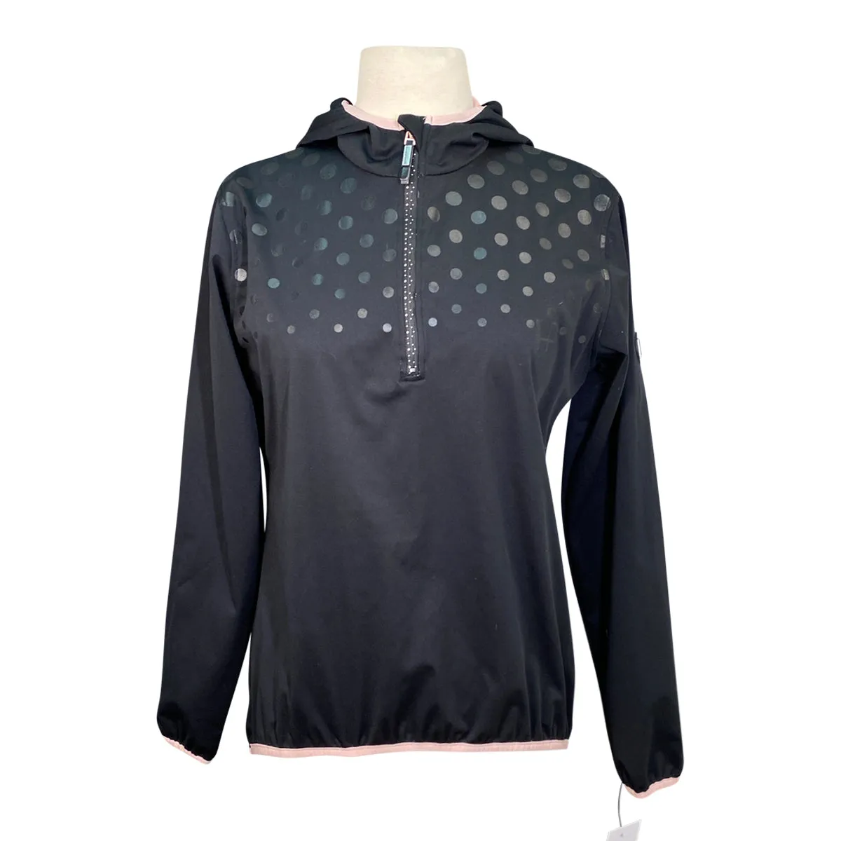 Horseware Platinum 1/4 Zip Windbreaker in Black - Women's XS