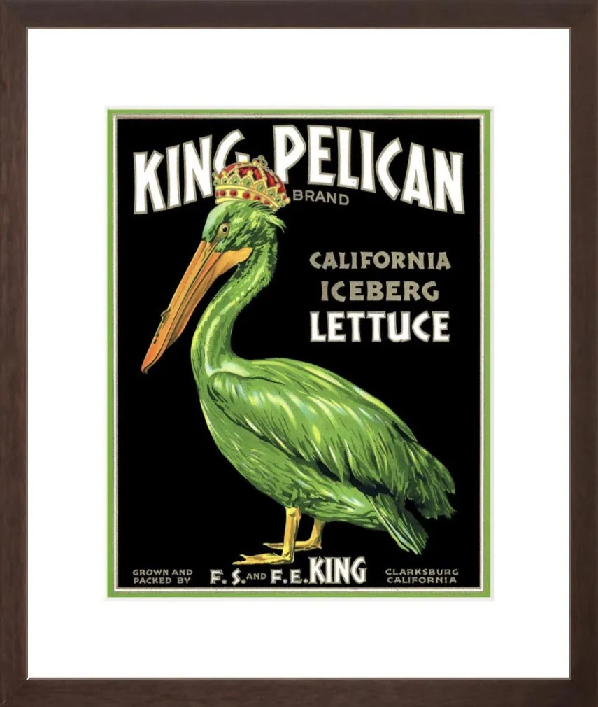 King Pelican Iceberg Lettuce - c. 1920s