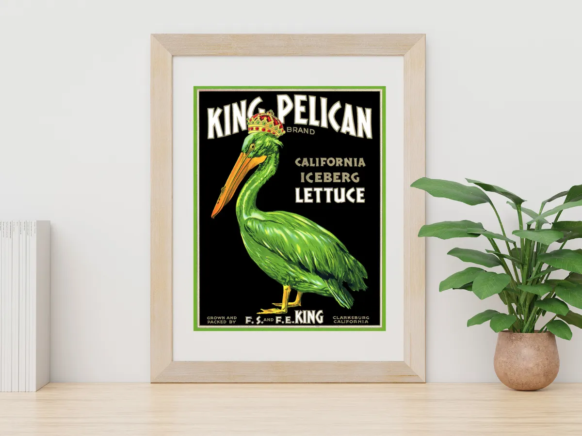 King Pelican Iceberg Lettuce - c. 1920s