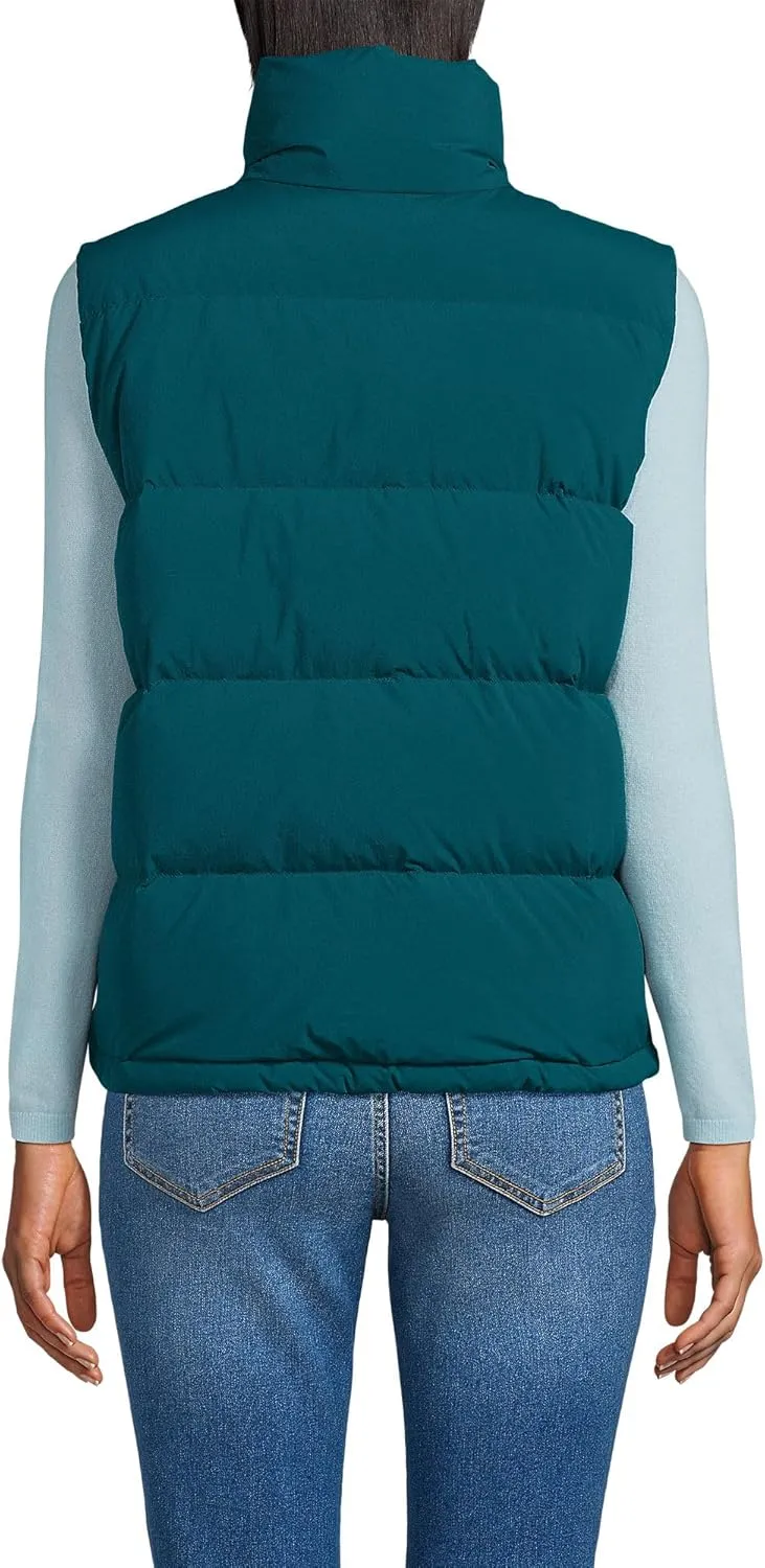 Lands' End Women's Wide Channel 600 Down Puffer Vest