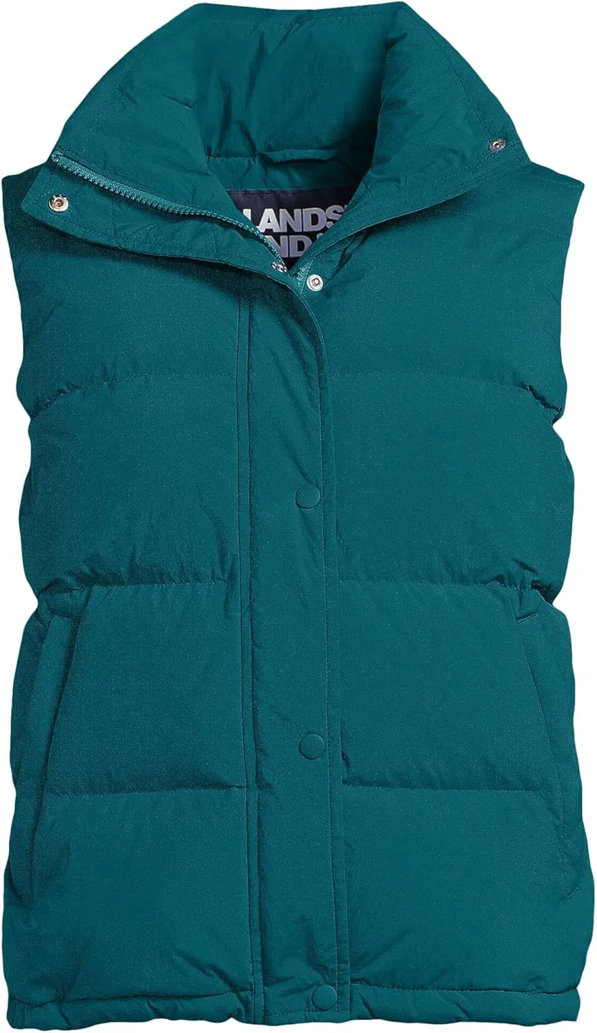Lands' End Women's Wide Channel 600 Down Puffer Vest
