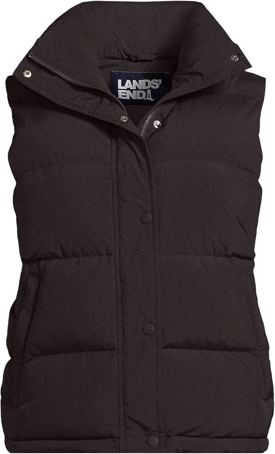 Lands' End Women's Wide Channel 600 Down Puffer Vest