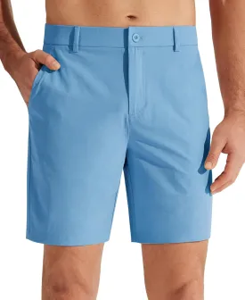 Libin Men's Golf Shorts 7" 9" Work Dress Shorts Casual Flat Front Hybrid Shorts Lightweight Quick Dry Water Resistant