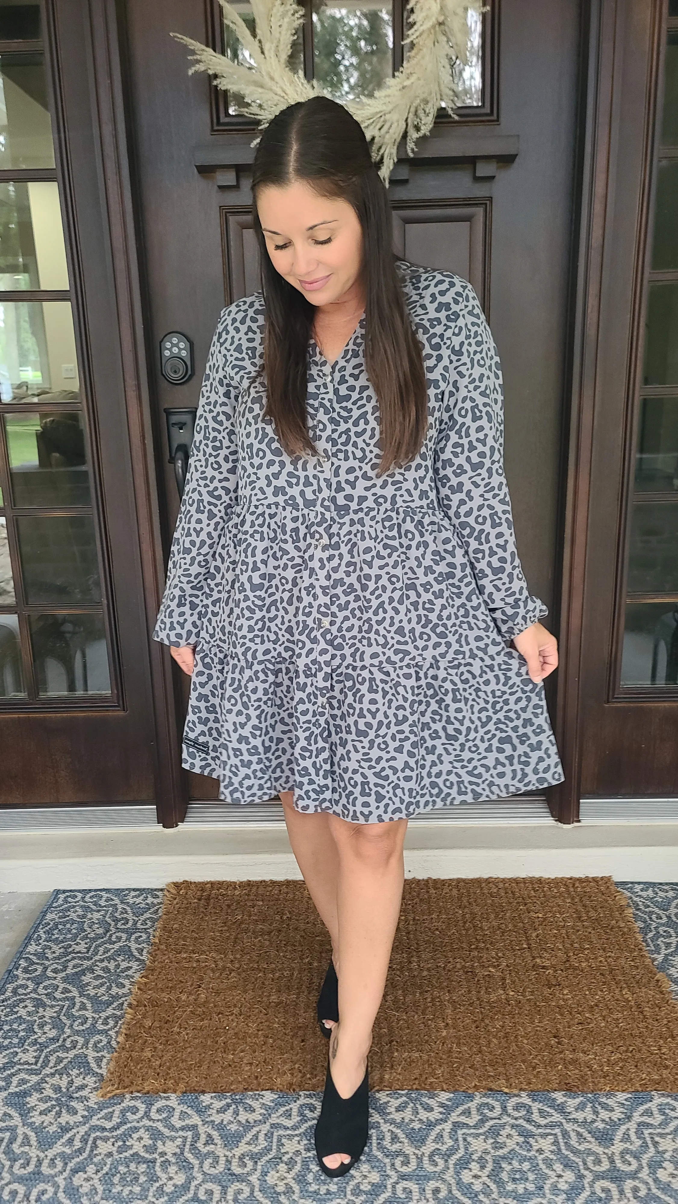 Lively Leopard Dress