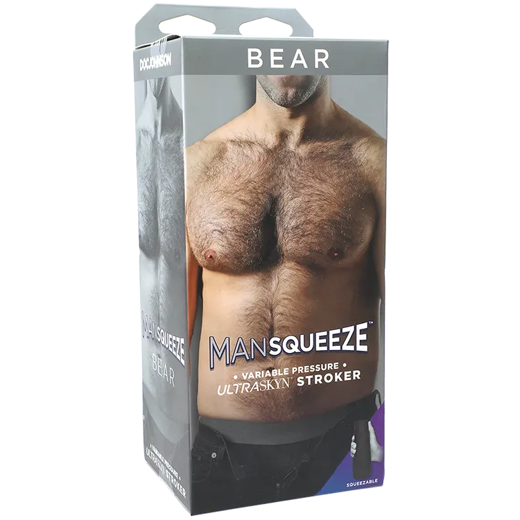 Man Squeeze Bear