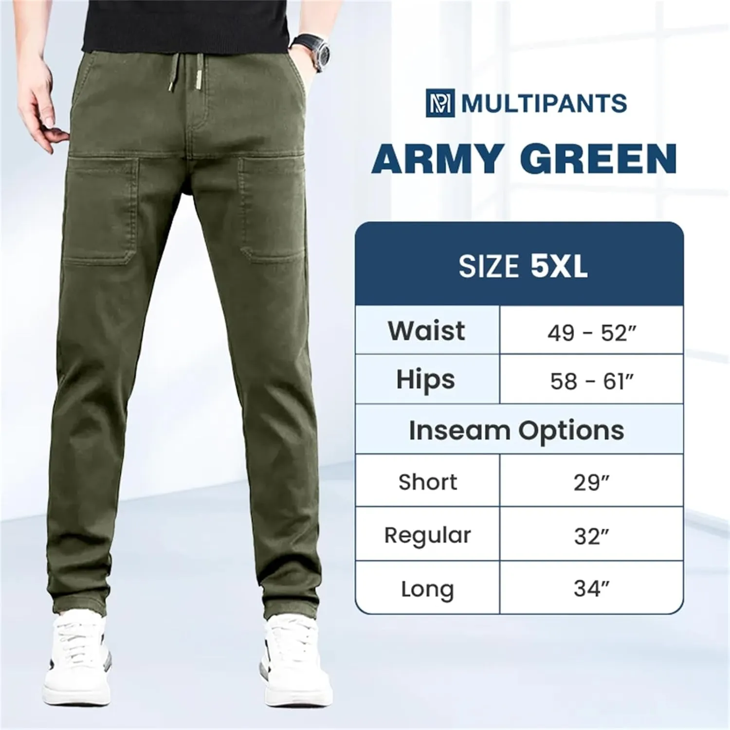 Men Comfy Cargo Pants Stretch, Mens Comfy Pants, Multipants - High Stretch Multi-Pocket Durable Cargo Pants