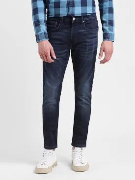Men's Skinny Tapered Blue Jeans