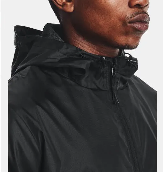 Men's UA RUSH™ Legacy Windbreaker Jacket Size S-2XL Black