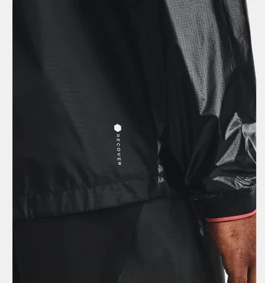 Men's UA RUSH™ Legacy Windbreaker Jacket Size S-2XL Black