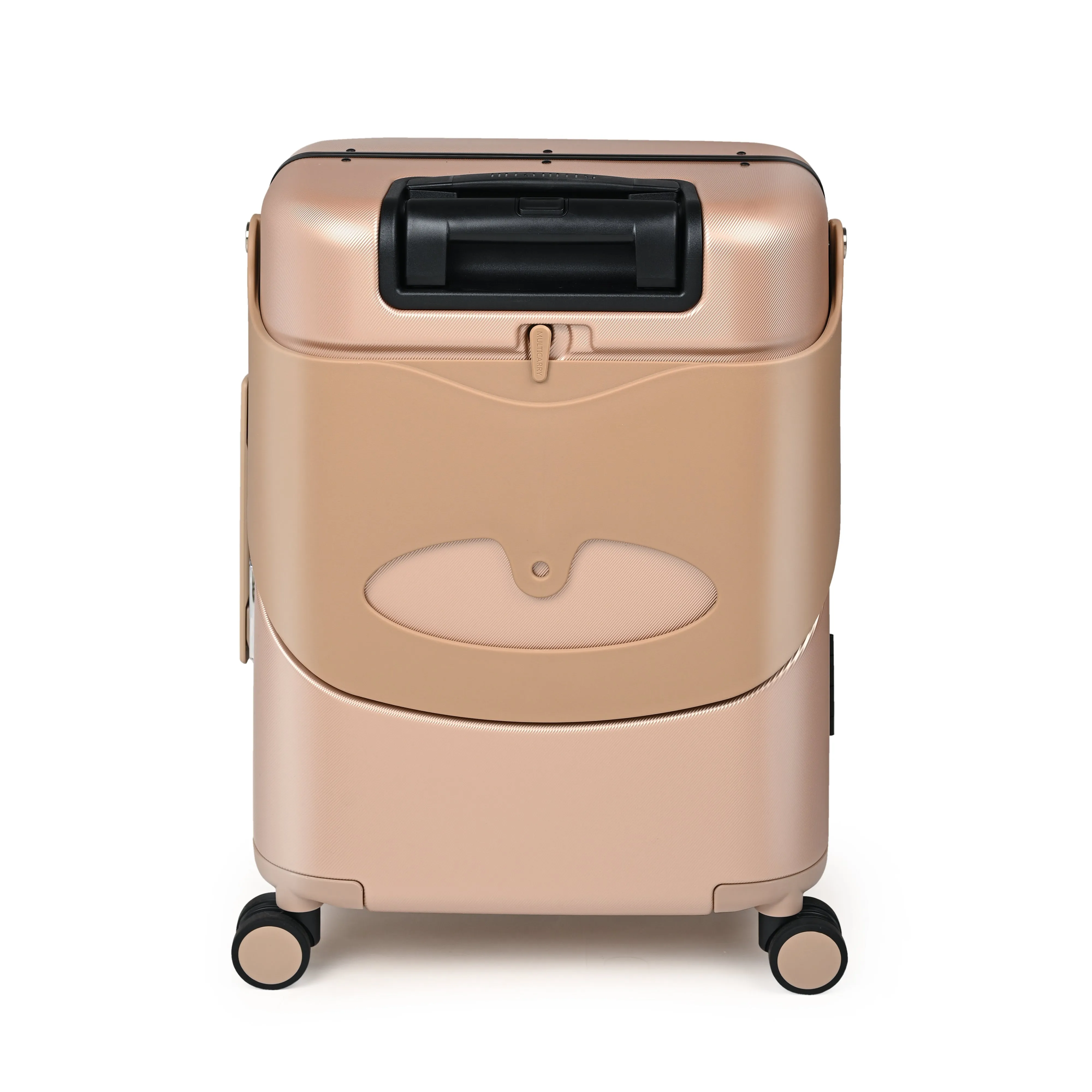 Miamily Champagne Gold Ride on Trolley Carry-on Luggage 18 inches