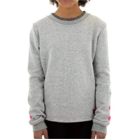 More Mile Girls Fleece Sweatshirt - Grey