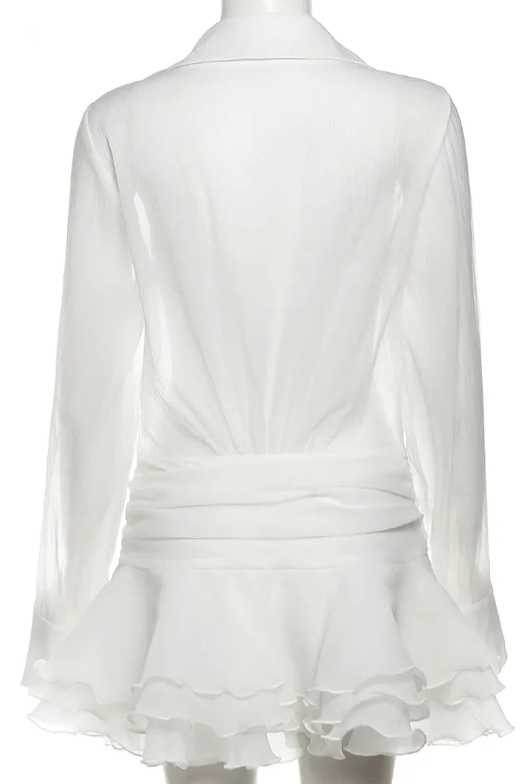 NIOVEL - BLOUSON SHIRT MINI DRESS
