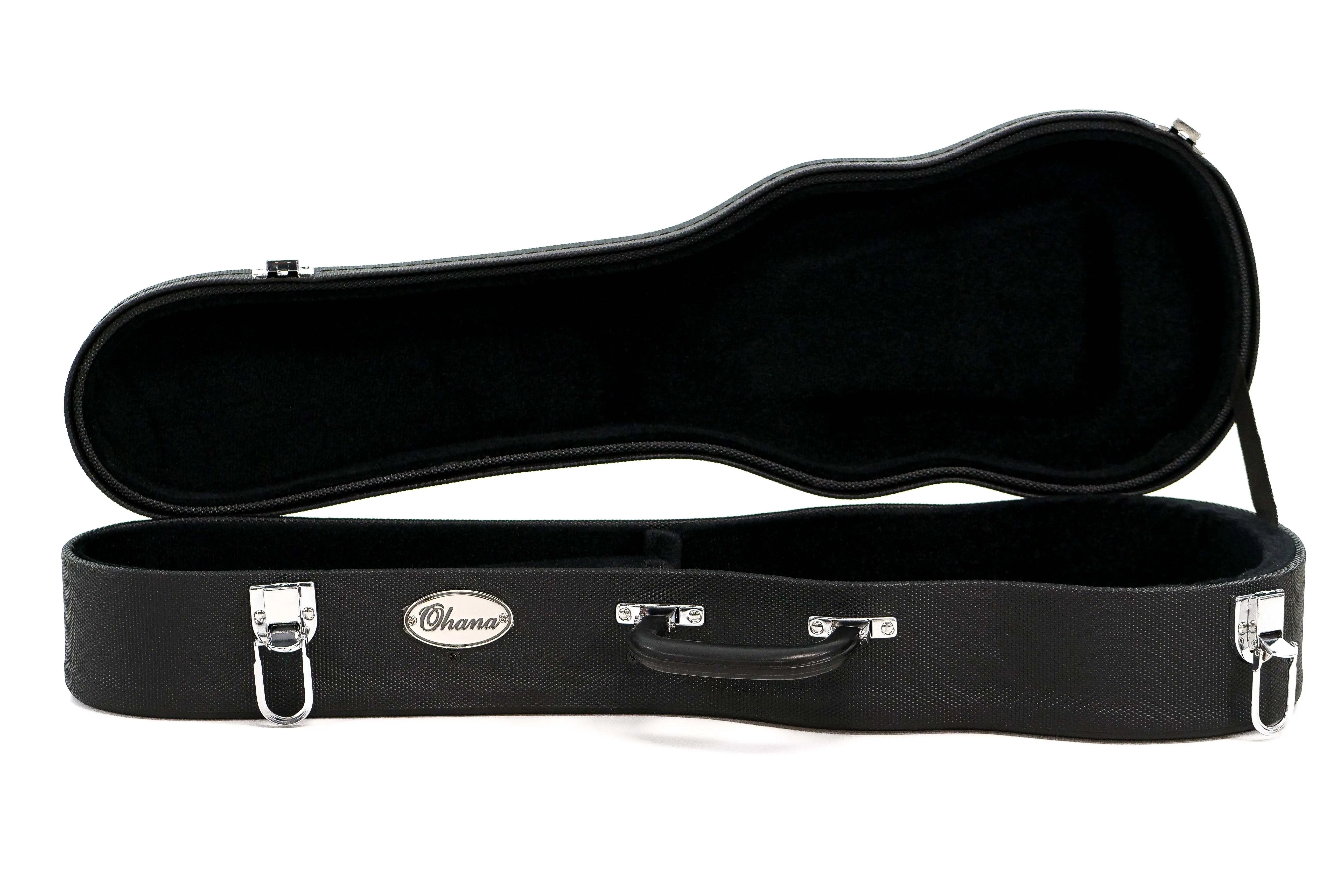 Ohana UCH-21L Soprano Tenor Neck Ukulele Hardshell Case