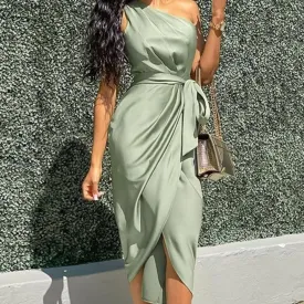 One Shoulder Party Dress