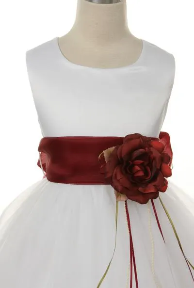 Organza Sash- Small (Up to Size 6)
