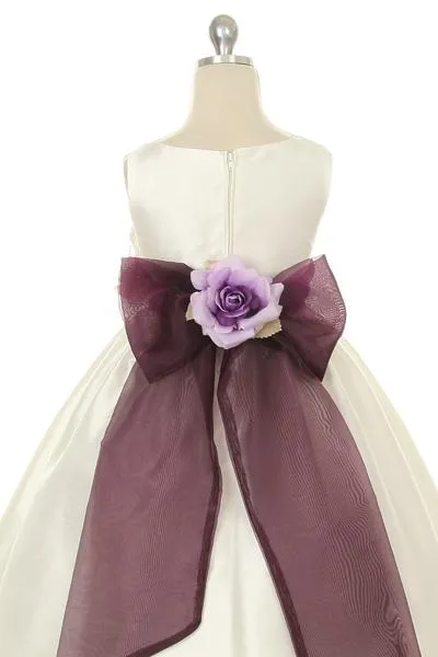Organza Sash- Small (Up to Size 6)