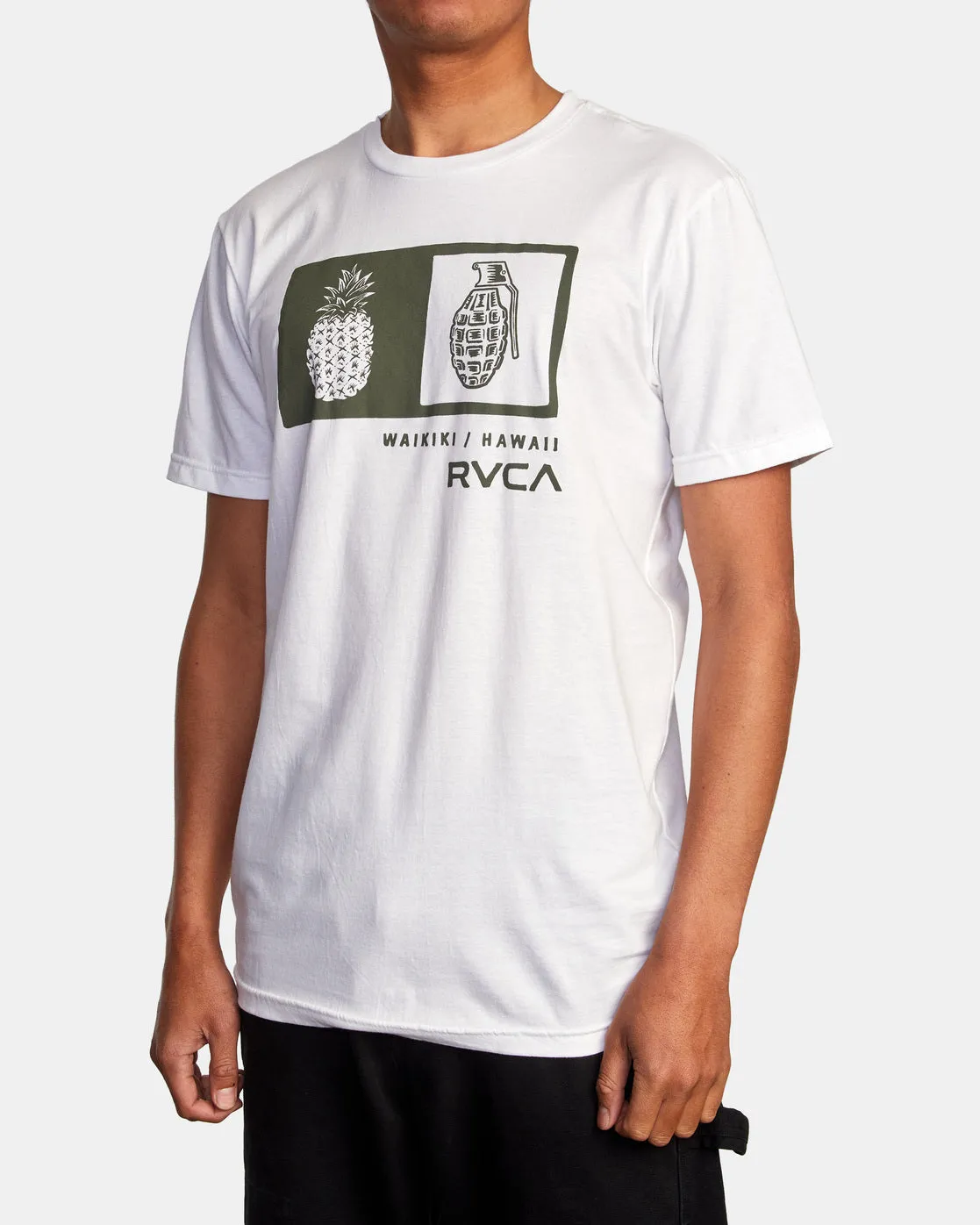 Pineapple Grenade Box Tee - White