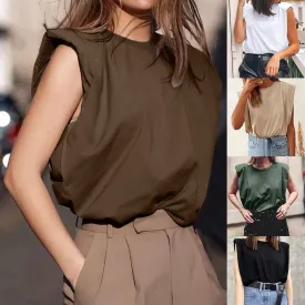 "Malayah"  Loose Solid Color Blouse