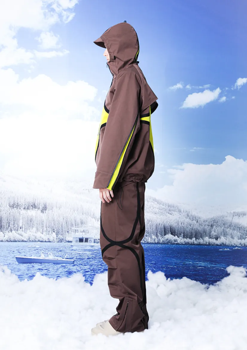 R-Star Waterproof Hooded Windbreaker Jacket
