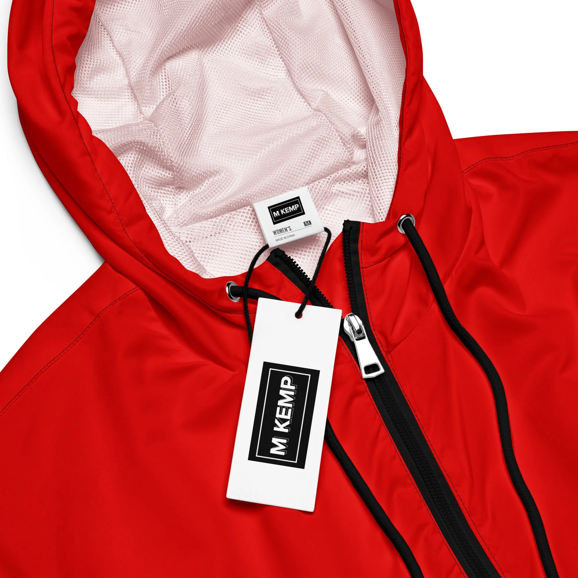 Red Women’s cropped windbreaker