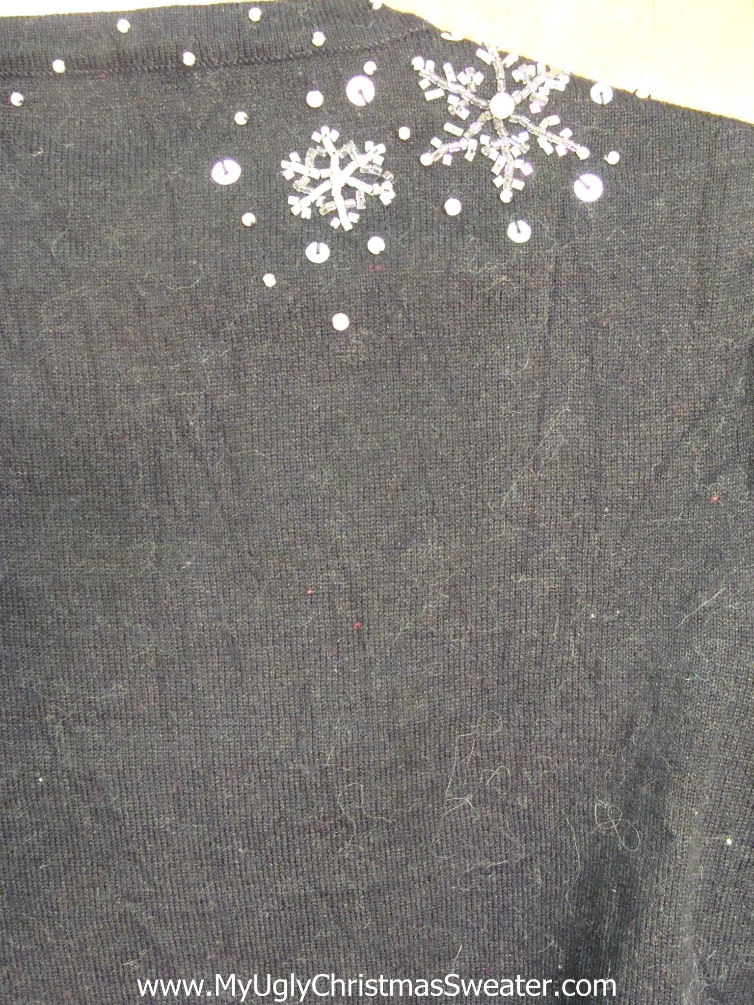 Sequin Santa Ugly Sweater for Xmas