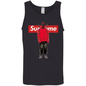 Supreme Deadpool Hiphop T-shirt Men Cotton Tank