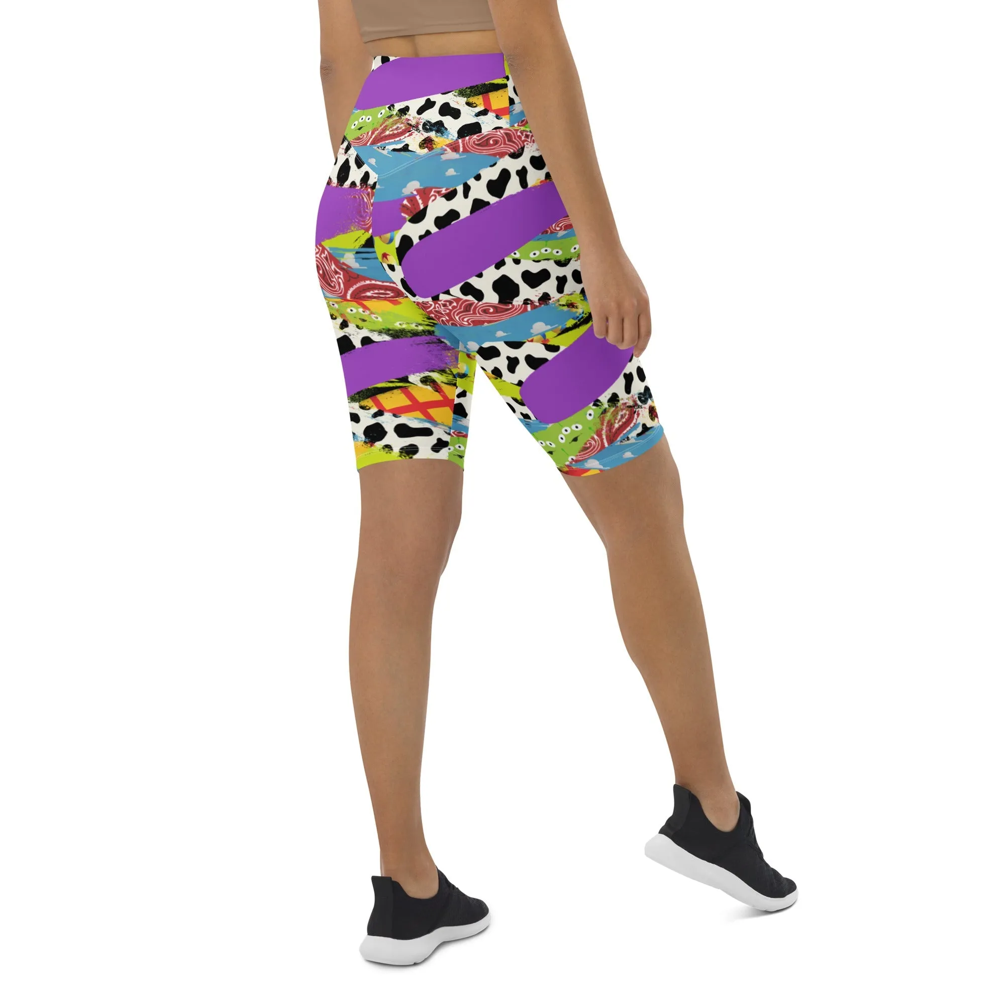 Toys Brushstrokes Biker Shorts