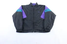 Vintage USA Olympic Embroidered Logo Teal, Black, & Purple Zip Up Jacket
